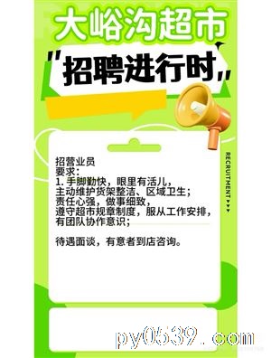 平邑县丰阳镇大峪沟村大峪沟超市